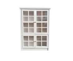 NUOBESTY en Bois Trois Couches vitrine poupée Maisons Miniature scène Accessoires en Verre bibliothèque Meubles décor Accessoires pour Enfants