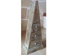 DanDiBo Pyramide Antique – Commode avec tiroirs hauteurs différentes