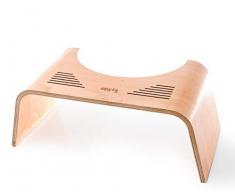 HOCA Holz Tabouret pour Toilette Physiologique en Bois Contre Hémorroïdes, Constipation, Intestins Irritables, Flatulences. Adoptez la Position Naturelle avec le Marche Pied de Toilette