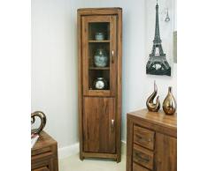 Baumhaus Mayan Armoire D'angle Noyer vernis Dimensions : H : 180 cm, L : 50 cm 30, cm