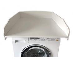 Table à langer en bois de bouleau véritable pour montage sur commode ou machine à laver Modèle livré assemblé 60 x 70 cm