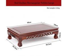 HPYR Petite Table Basse en Bois Massif Aile de Poulet Table rectangulaire en Bois Table à thé Table à thé Table en Acajou Table Basse