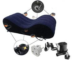 Canapé Gonflable Multifonctionnel Tantra chaise + pompe électrique taille 150 * 50 * 40cm (adaptateur de prise pour les pays de lUE inclus)