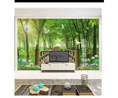 LFVGUIOP Murales 3D personnalisées, Temples de Montagne dItalie forêts Nature Salon canapé TV Mur Chambre Mur papier-1m2