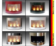 Cheminée Bio-Ethanol / Modèle Marseille / Couleur Noire / Import Allemagne