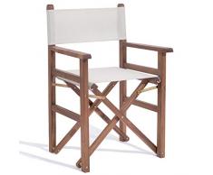 Plant Theatre – Chaise de metteur en scène beige