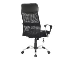 SixBros. Chaise de bureau pivotante noir - H-935-6/1319
