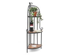 DanDiBo Etagère dangle Mosaïque Merano 12005 Etagère à Livres 114cm en métal Fer forgé Etagère