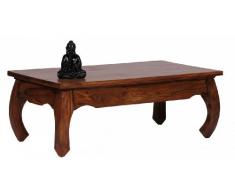 KADIMA DESIGN Opium Sheesham Solide Table Basse 110 x 60 cm Bois Massif