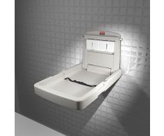 Rubbermaid Commercial FG781988LPLAT Products Table à Langer Verticale, Platine Léger