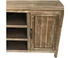 Meuble Bahut Buffet Enfilade Console Grillage en Bois