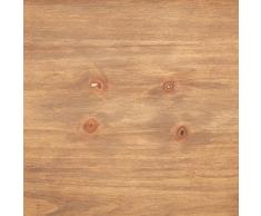 Atmosphera Table Basse rectangulaire à 2 Niveaux - Style Vintage - Coloris Bois