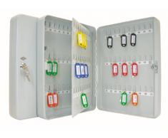 Wedo 10260837X Armoire à clés pour 110 clés 28,0x8,0x37,0cm Gris lumière