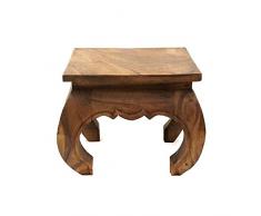 126 Events Table Basse Opium 40 x 40 cm en Bois Claire