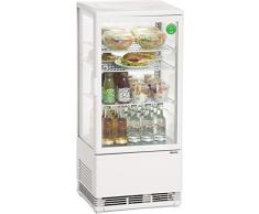 Mini vitrine réfrigérée 78 L, blanche