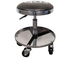 TABOURET DATELIER BGS ASSISE REGLABLE ET STABLE 5 ROULETTES