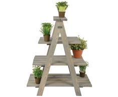 Etagère à plantes triangulaire en pin