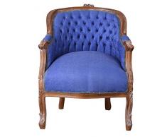 Fauteuil français Bergere en Confessional Fauteuil rembourré Cat660g54 Palazzo Exklusiv