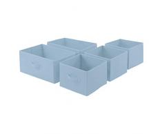 Tiroirs de rechange extra-larges en tissu pour commode Ã 5 tiroirs en tissu AmazonBasics - bleu pastel