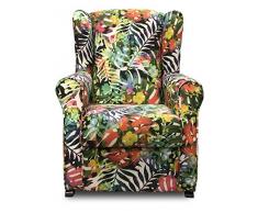 suenoszzz-especialistas du Repos suenoszzz Fauteuil à Bascule Oreilles tapissé en Fauteuil d'allaitement Tissu estampacion HP