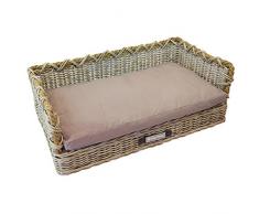 Happy-House rectangulaire en rotin Canapé avec Corde, Medium