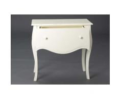 Petite commode baroque 1 tiroir Crème Merveille
