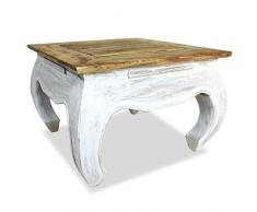 VidaXL Sofatisch Table Basse en Bois Massif Acajou Taille Unique