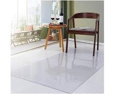ZWR Tapis de sol en PVC rigide transparent pour chaise de cuisine et meuble TV, PP, 1,0 mm., 200cm×300cm