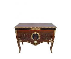 Louises Baroque Rokokoko Commode Style Ancien Louis XIV. Commode Style Baroque Rokokoko - Couleur : Noyer avec doré - Largeur : 114 cm
