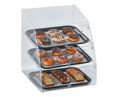 Pâtisserie Vitrine Méthacrylate 3 Étages - 14183F - Puertas Frontales