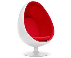 Capsull Design Fauteuil Oeuf Ball pod Chair - Rouge