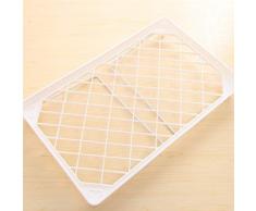 ShenyKan Étagère De Cuisine Pliante Rack De Stockage Jambes En Métal En Plastique Top Stockage Rack Organisateur pour Cuisine Chambre