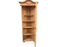 Wohnpalast Original Grünactuellement Vitrine d'angle en Bois Massif Tendre