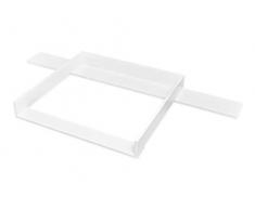 I Love My Kid Table à langer bébé Blanc Convient pour commode Hemnes large 160 cm, blanc