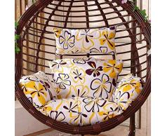 Fauteuil Suspendu Coussin Egg, Hanging Garden Patio extérieur en rotin Balancelle Coussinets, Taille: 50 X 56 Pouces (Couleur: B) (NO Chaise) WKY (Color : C)