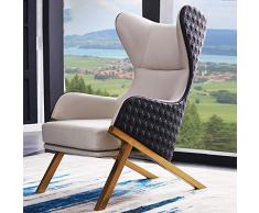 Fauteuil, Fauteuil à Oreilles Fauteuil inclinable Canapé Siège Fauteuil inclinable Relax pour Le Salon Salle à Manger Chambre Salon Salon Bureau