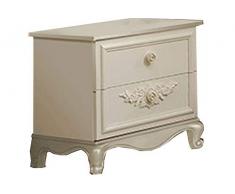 LIGNEMEUBLE THEMA Ivoire Chambre À Coucher Baroque : Le Chevet