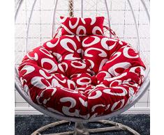 LZDX Lavable Egg Chair Swing Coussins, liez Hammock Chair Pad, Grand Fauteuil Suspendu en rotin Rocker Coussin Oreiller, pour Patio Jardin Jardin,G