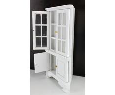 Armoire d'angle, Peignoir, Bijoux et brosse WC