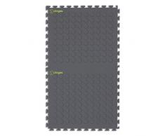 Clinges Tapis de sol emboîtables en PVC pour étagères à usages multiples gris