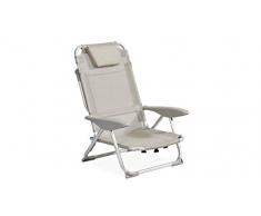 Clic Clac des plages by InnovAxe Fauteuil, Gris Clair