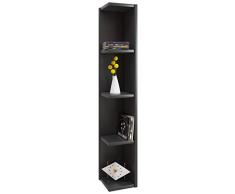 VCM Étagère dangle Honsa Stand, Noir, Bois, 97x15x17 cm