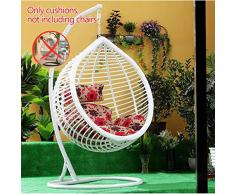 Unmbo Épaissir Vigne Chaise Suspendue Coussins de Chaise, Amovible Hanging Egg Chair Balançoire Nid doiseau Panier Suspendu Coussin de Siege Hamac Coussin de Dossier-Petit-A