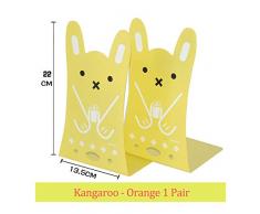 DGYAXIN 6321 Serre Livre Metal, Stables Durable Emboîtable Serre Livre, pour la Maison, Le Bureau et la Bibliothèque,Yellow