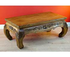Kinaree PATHUMWAN Table Basse Opium, Bois, Colonial, 43x100x50cm