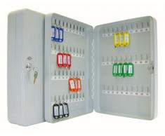 Wedo 10256537X Armoire à clés pour 70 clés 28,0 x 6,0 x 37,0 cm Gris lumière