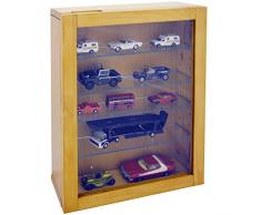 WATSONS Collection - Vitrine Collectionneur Murale 4 etageres - Finition Naturelle