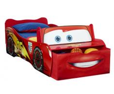 Worlds Apart 452LMN - Lit enfant Disney Cars Flash McQueen, avec rangement, Rouge