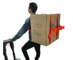 Treasure-house 1- personne Sangles de levage et d'artistes, facilement pour le transport de meubles/réfrigérateur/Appliance/matelas/objets lourds, avec plus de l'épaule levage Aid Système de ceinture