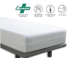 Tural - Housse pour Matelas Anti-acariens imperméable et Respirante. Dimensions 80x200 cm